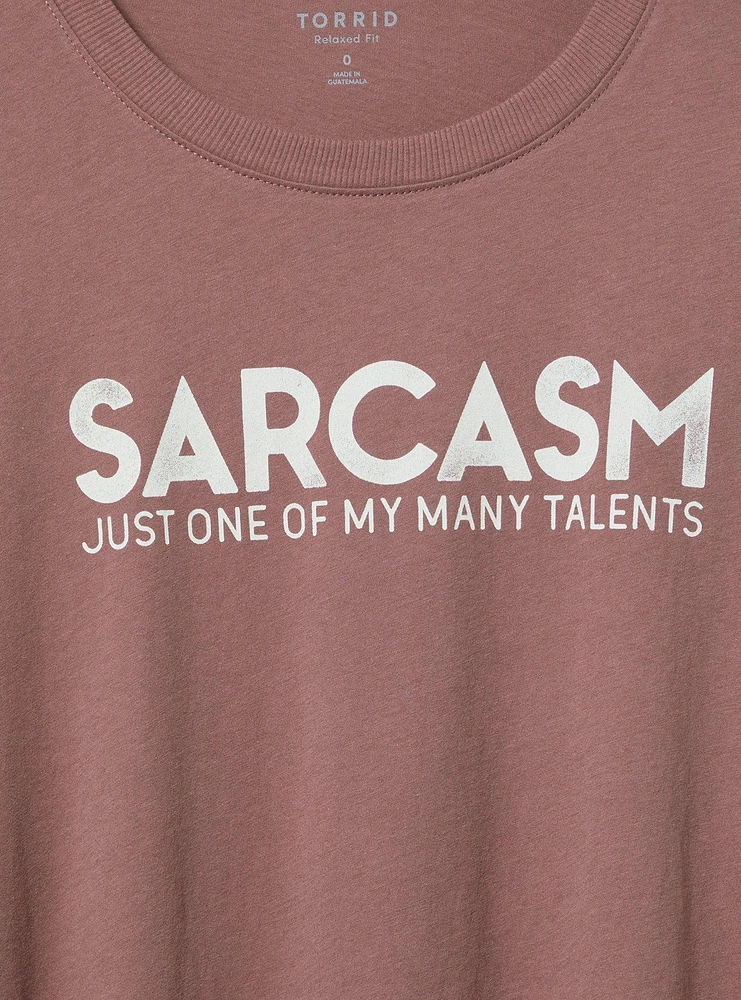 Sarcasm Relaxed Fit Tee