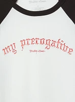 Britney Spears Classic Cotton Raglan Tee