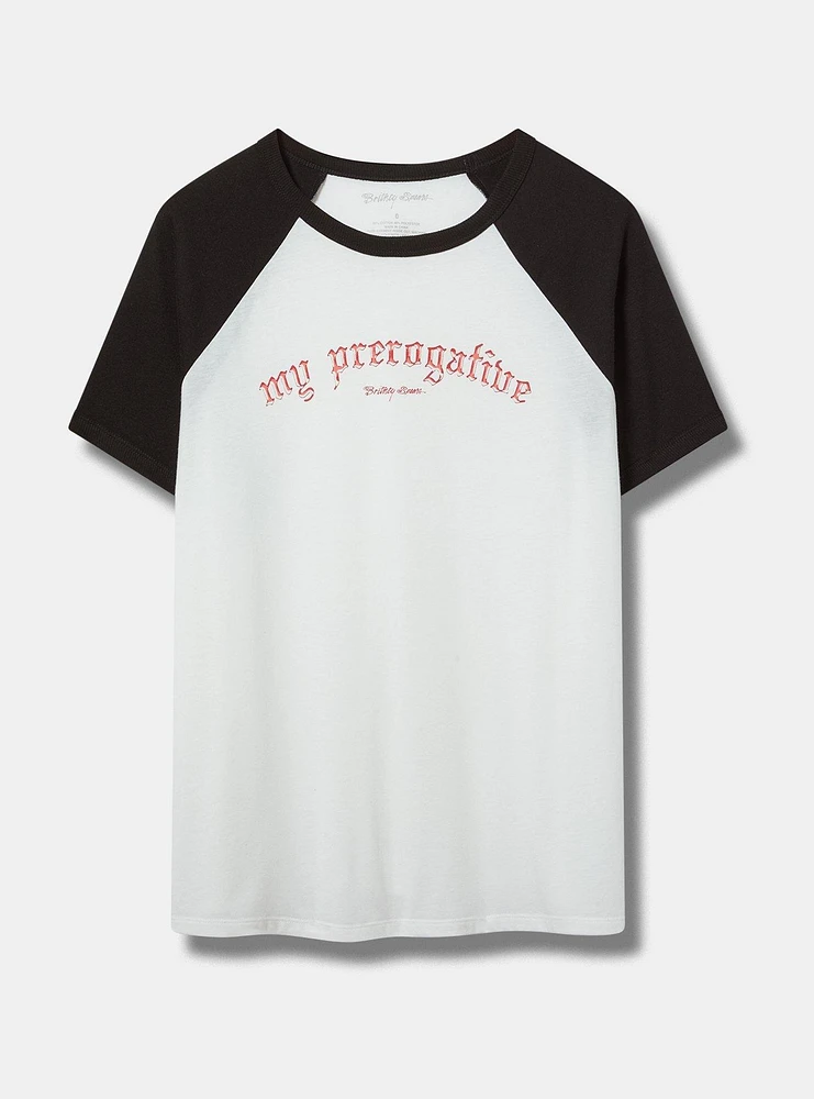 Britney Spears Classic Cotton Raglan Tee