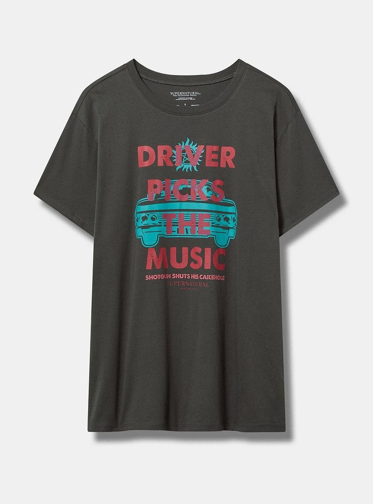 Supernatural Relaxed Cotton Crew Tee
