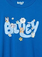 Bluey Oversized Cotton Crew Tunic Tee