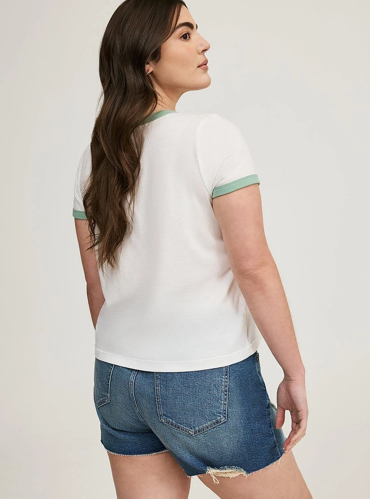 Miffy Classic Cotton Ringer Tee