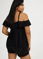 Off-Shoulder Babydoll Top