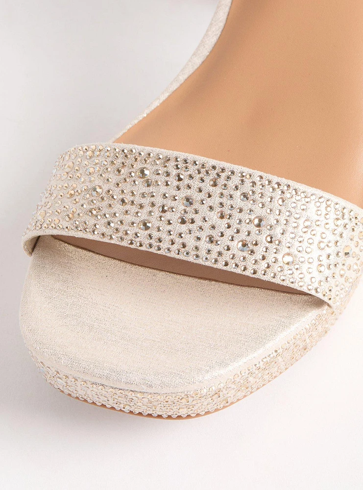 Embellished Platform Sandal (WW