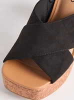 X-Band Platform Heeled Sandal (WW