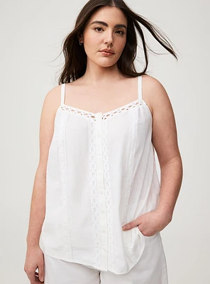 Sophie Crochet Trim Cami