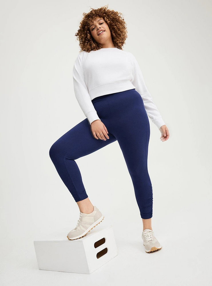 Crop Signature Ruched Legging