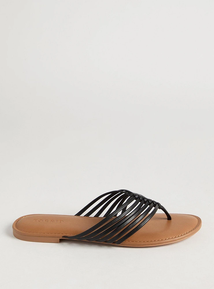 Strappy Braided Flip Flop (WW