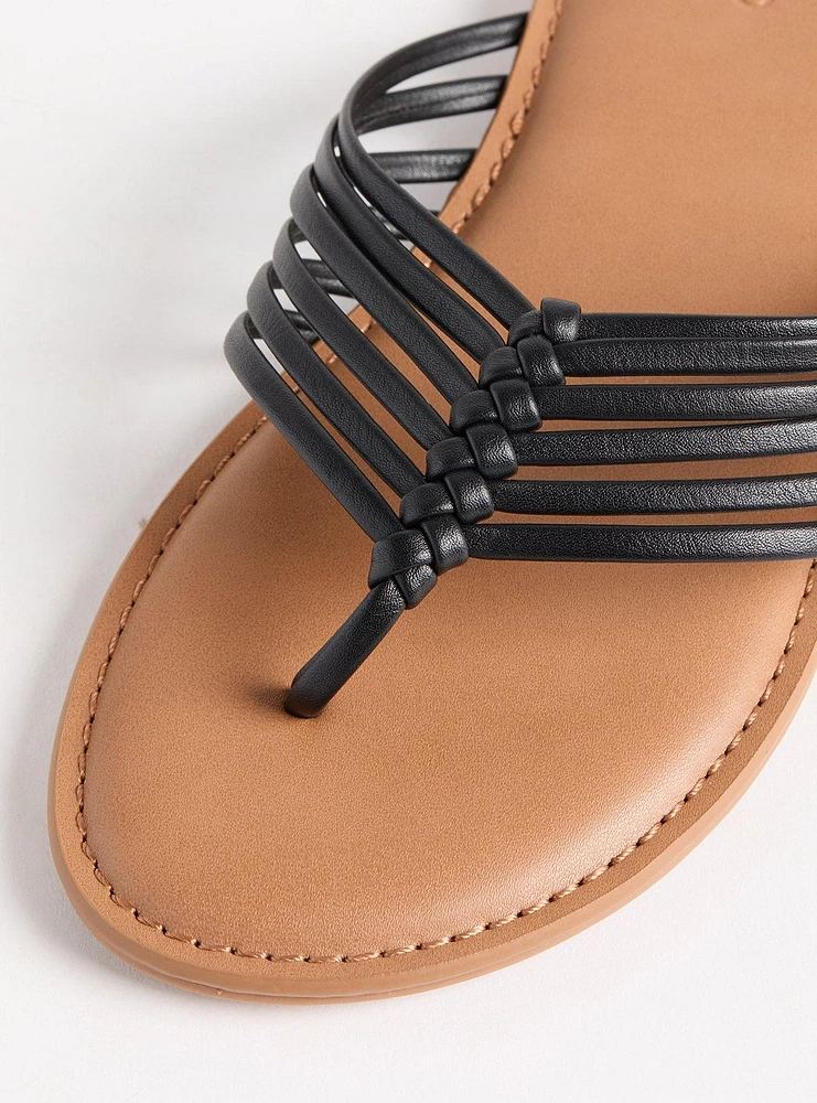 Strappy Braided Flip Flop (WW
