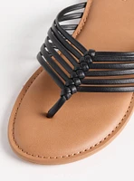 Strappy Braided Flip Flop (WW