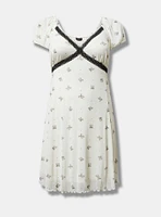 Mesh Mini Dress