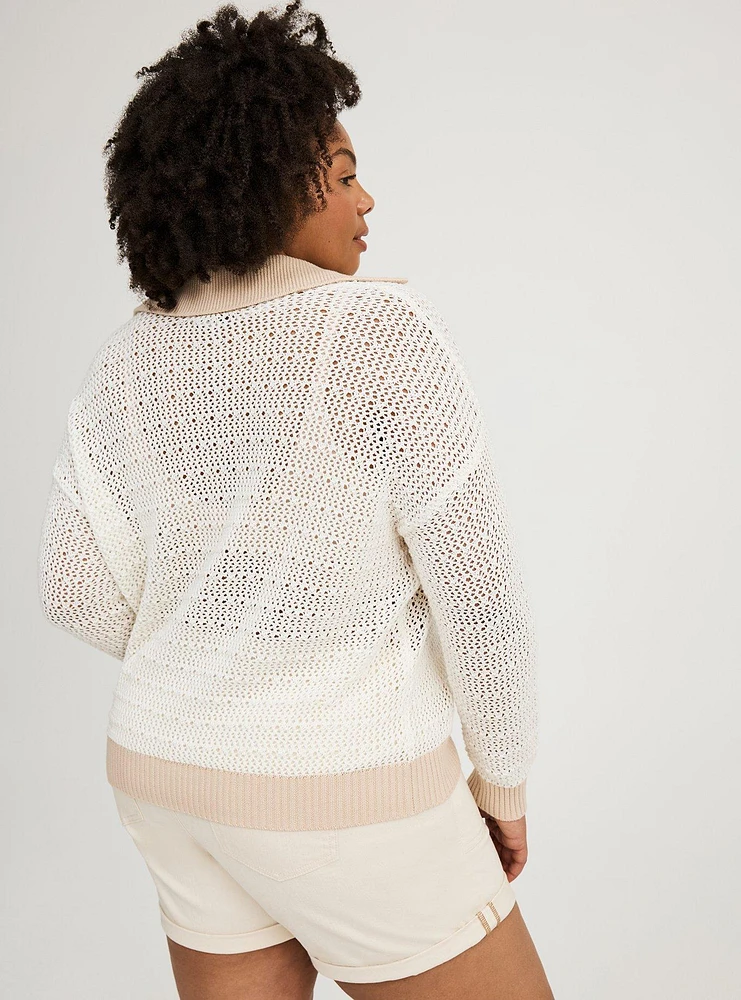 Collared Pullover Sweater