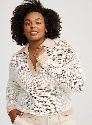 Collared Pullover Sweater