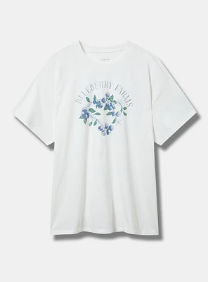 Blueberry Oversized Heritage Jersey Tunic Tee