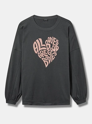 All Bodies Classic Cozy Fleece Tunic Sweatshirt