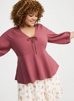 Hi-Lo Tie-Front Top