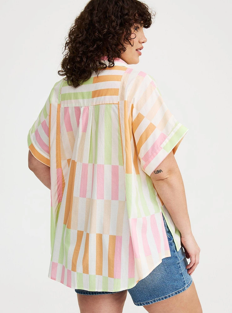 Cotton Voile Dolman Shirt