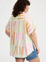 Cotton Voile Dolman Shirt
