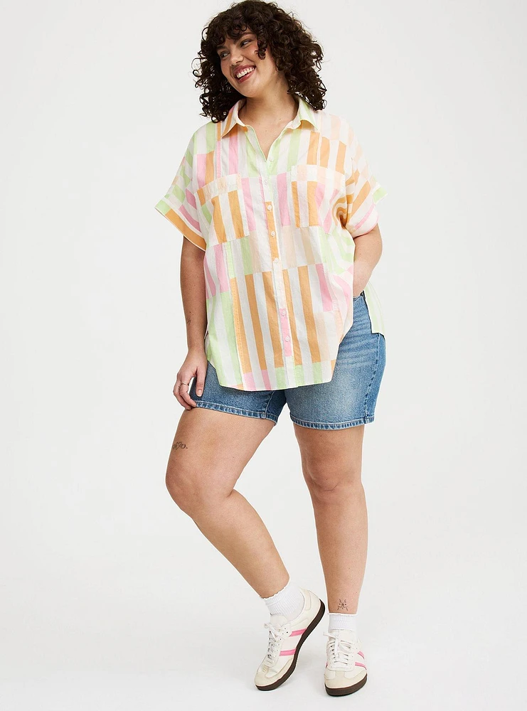 Cotton Voile Dolman Shirt