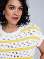 Belle Isle Pointelle Sweater Vest