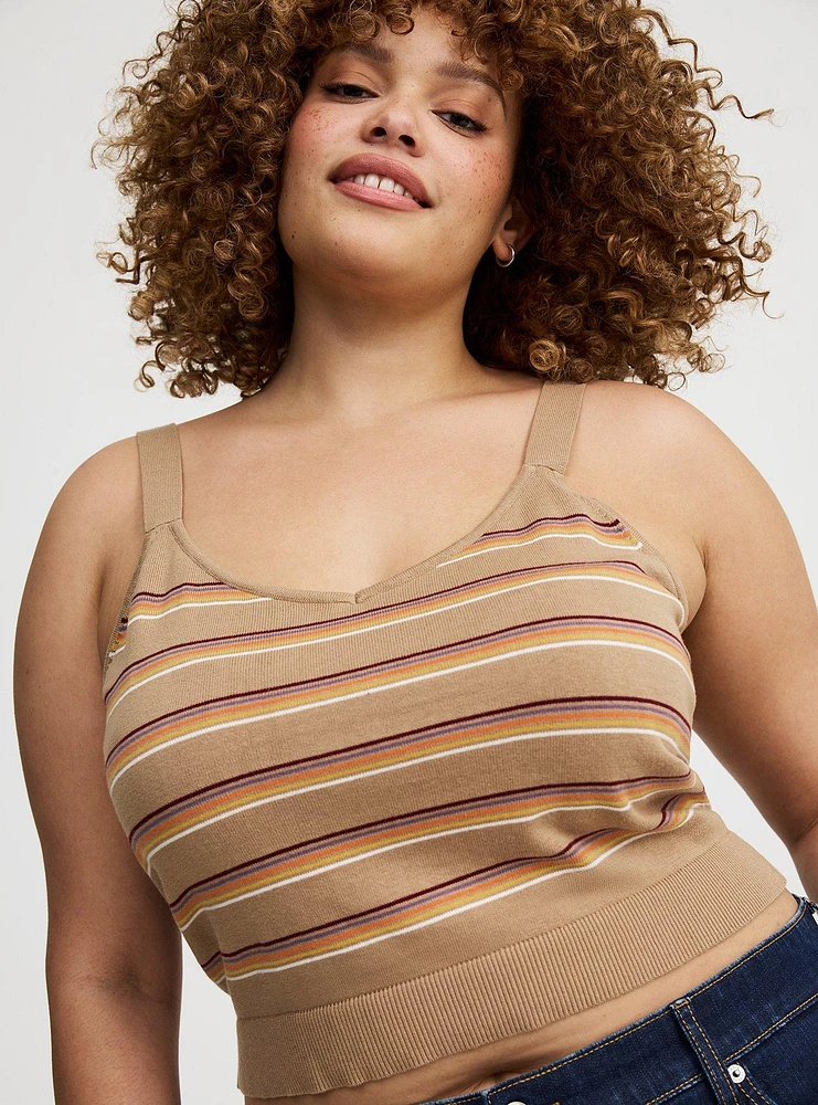 Cropped Sweater Tank