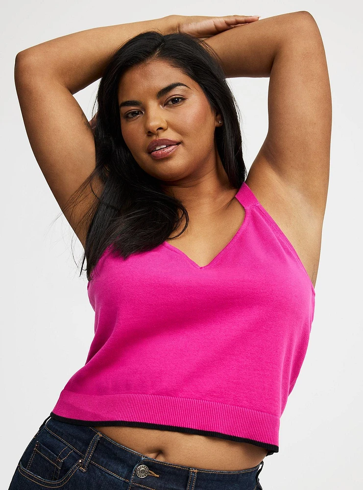 Cropped Sweater Tank