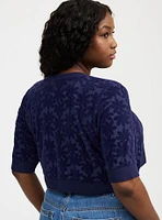 Open Front Lace Shrug