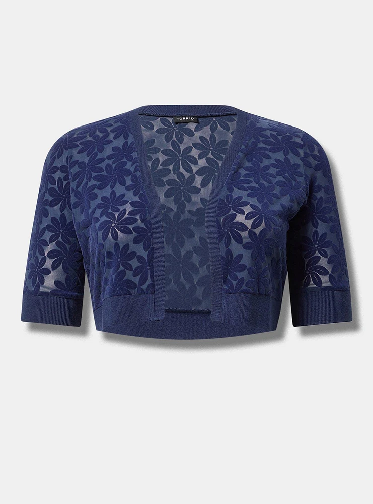 Open Front Lace Shrug