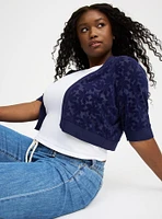 Open Front Lace Shrug