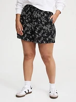 Pull-On Tie-Waist Short