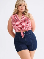 Retro Chic Ultra High-Rise Corset Short