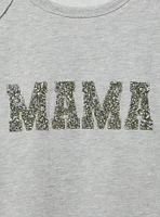 Mama Sequin Cozy Fleece Sweatshirt