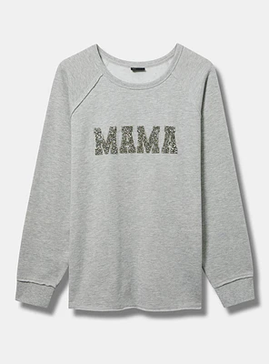 Mama Sequin Cozy Fleece Sweatshirt