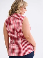 Retro Chic Button-Up Shirt