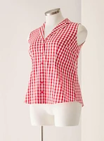 Retro Chic Button-Up Shirt