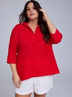 Belle Isle Cotton Popover Tunic