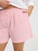 Cotton Boxer High-Rise Short