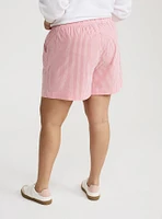 Cotton Boxer High-Rise Short