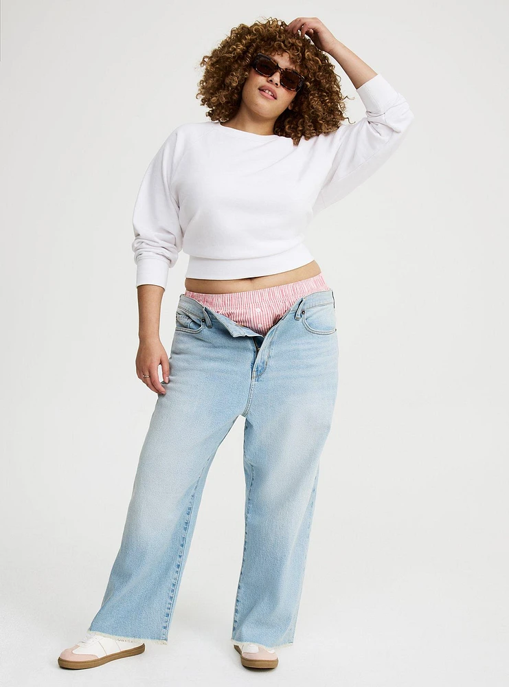Cotton Boxer High-Rise Short