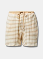 High-Rise Drawstring Knit Short
