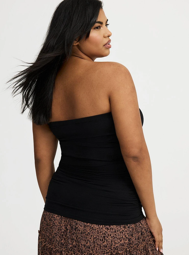 Foxy Ruched Tube Top
