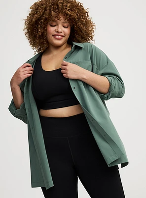Stretch Woven Active Over Shirt