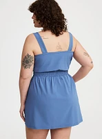 Stretch Woven 2fer Active Dress