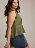 Festi Cotton Tie-Back Tank