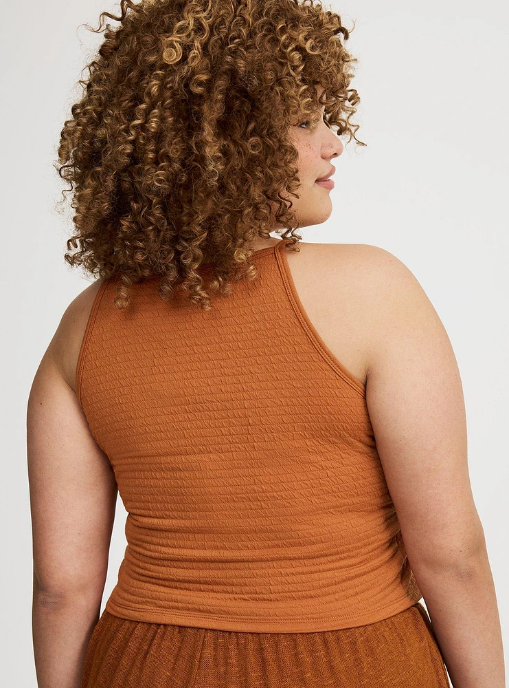 Goddess Neck Crop Tank
