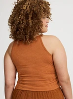 Goddess Neck Crop Tank