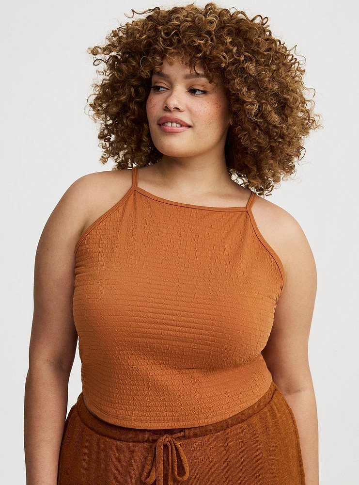Goddess Neck Crop Tank