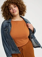 Goddess Neck Crop Tank