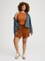 Goddess Neck Crop Tank
