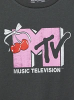 MTV Cherries Cotton Roll Cuff Tank